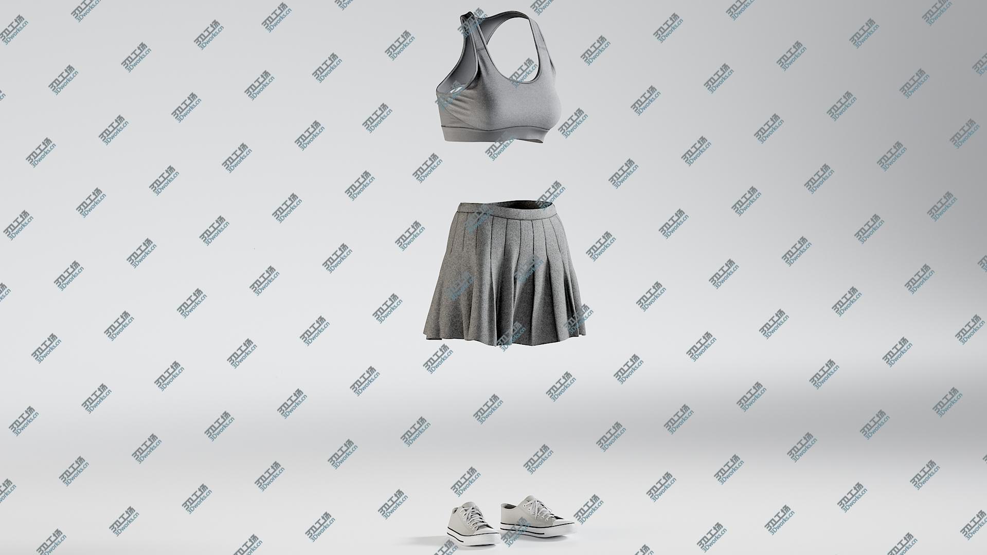 images/goods_img/20210319/3D Skirt with Sports Bra and Sneakers/5.jpg